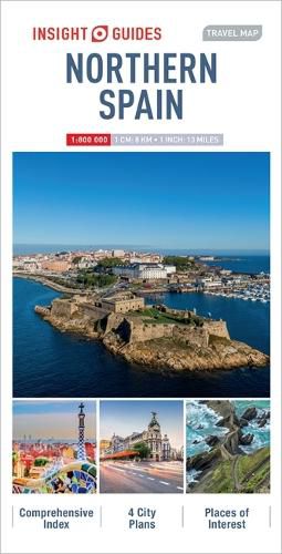 Cover image for Insight Guides Travel Map Northern Spain (Insight Maps)