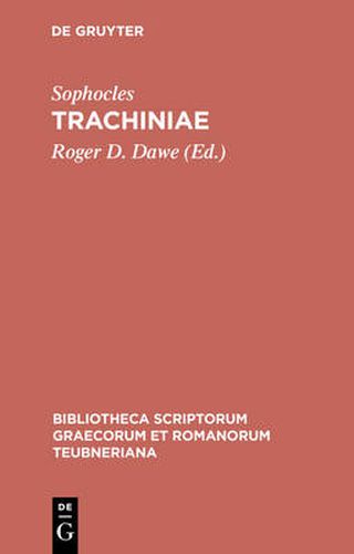 Cover image for Trachiniae Pb