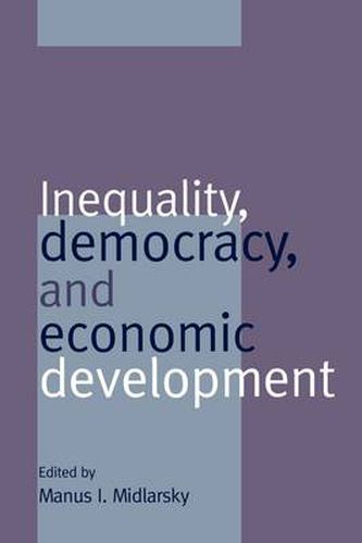 Cover image for Inequality, Democracy, and Economic Development