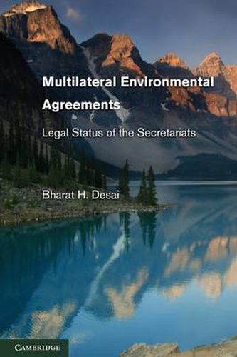 Cover image for Multilateral Environmental Agreements: Legal Status of the Secretariats