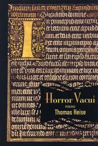 Cover image for Horror Vacui: Poems