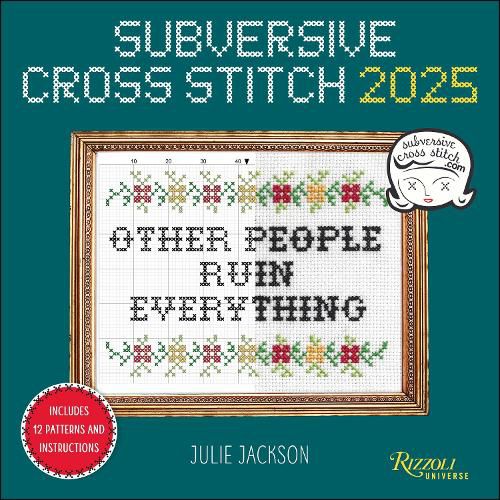 Subversive Cross Stitch 2025 Wall Calendar