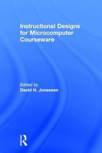 Cover image for Instruction Design for Microcomputing Software