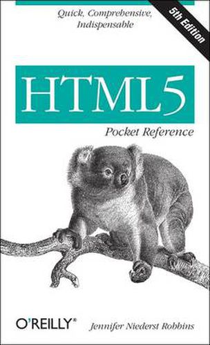 Cover image for HTML5 Pocket Reference 5ed