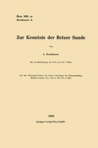 Cover image for Zur Kenntnis Der Retzer Sande