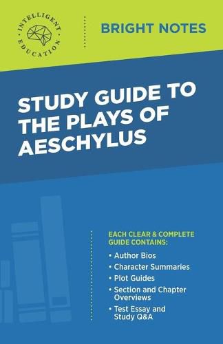 Cover image for Study Guide to the Plays of Aeschylus