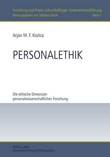 Cover image for Personalethik: Die Ethische Dimension Personalwissenschaftlicher Forschung