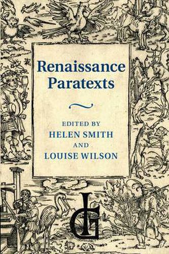 Cover image for Renaissance Paratexts