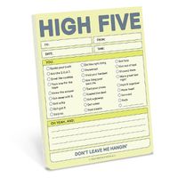 Cover image for Knock Knock High Five Nifty Note (Pastel Yellow)