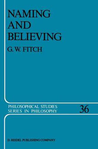Cover image for Naming and Believing