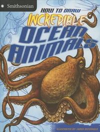 Cover image for How to Draw Incredible Ocean Animals