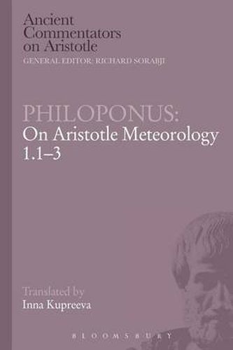 Cover image for Philoponus: On Aristotle Meteorology 1.1-3