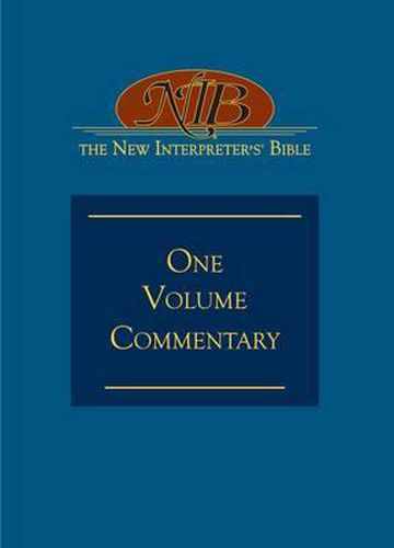Cover image for New Interpreter's Commentary on the Bible