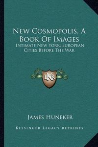 Cover image for New Cosmopolis, a Book of Images: Intimate New York; European Cities Before the War: Vienna, Prague, Little Holland, Belgian Etchings, Madrid, Dublin; Atlantic City and Newport