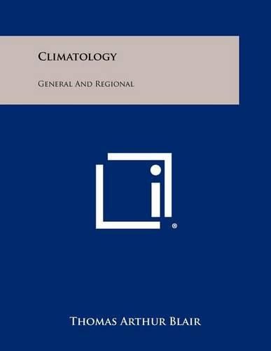 Cover image for Climatology: General and Regional
