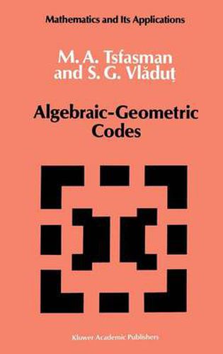 Cover image for Algebraic-Geometric Codes