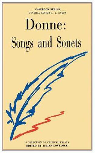 Cover image for Donne: Songs and Sonnets