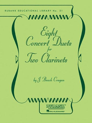 Cover image for Eight Concert Duets for Two Clarinets