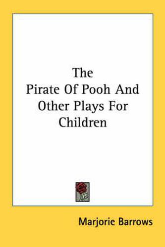 Cover image for The Pirate of Pooh and Other Plays for Children