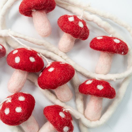 Cover image for Mushrooms: Christmas Bunting