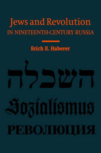 Cover image for Jews and Revolution in Nineteenth-Century Russia