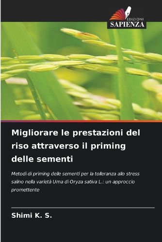 Cover image for Migliorare le prestazioni del riso attraverso il priming delle sementi