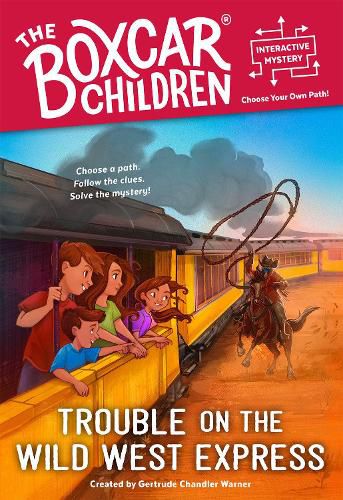 Cover image for Trouble on the Wild West Express