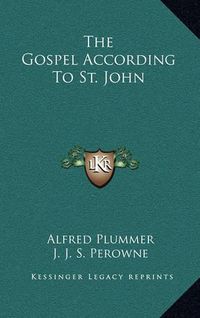 Cover image for The Gospel According to St. John