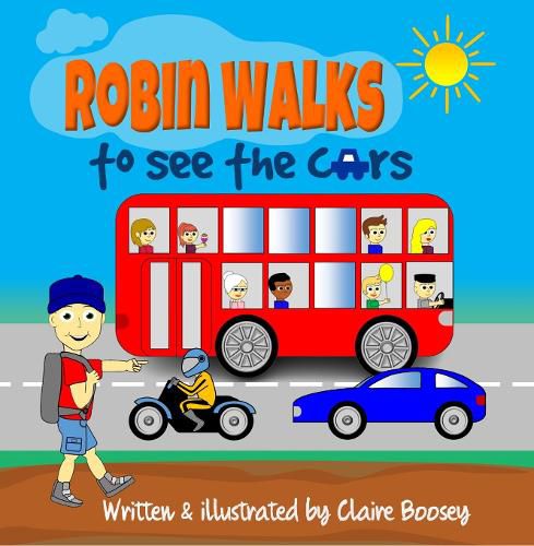 Cover image for Robin Walks...to see the cars
