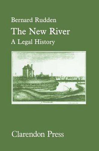 Cover image for The New River: A Legal History