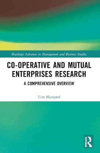 Cover image for Co-operative and Mutual Enterprises Research