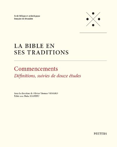 Cover image for Commencements: Definitions, suivies de douze etudes