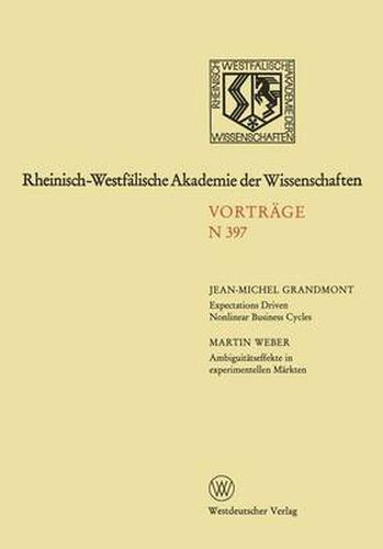 Cover image for Rheinisch-Westfalische Akademie der Wissenschaften