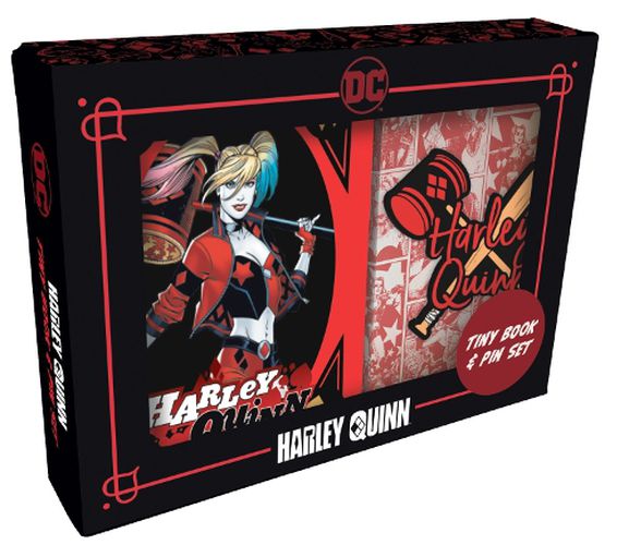 DC Comics: Harley Quinn Tiny Book and Pin Set