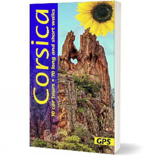 Cover image for Corsica Sunflower Guide: 70 long and short walks with detailed maps and GPS; 10 car tours with pull-out map