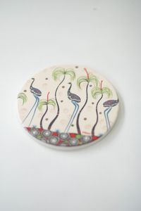 Cover image for Aboriginal Kinship Ceramic Coaster
