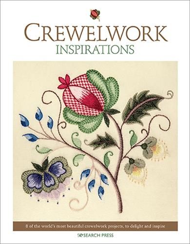 Cover image for Crewelwork Inspirations: 8 of the World's Most Beautiful Crewelwork Projects, to Delight and Inspire