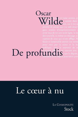 Cover image for De Profundis