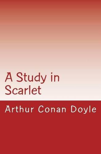 Cover image for A Study in Scarlet