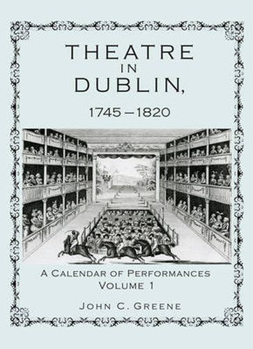 Cover image for Theatre in Dublin, 1745-1820: A Calendar of Performances