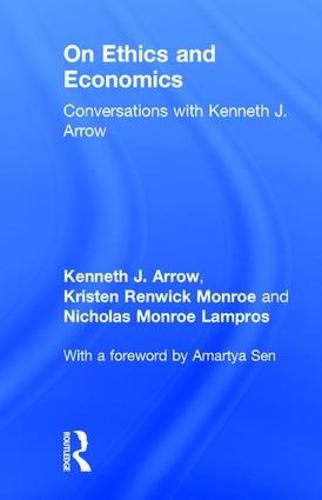 Cover image for On Ethics and Economics: Conversations with Kenneth J. Arrow