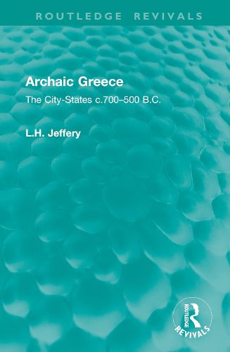 Cover image for Archaic Greece