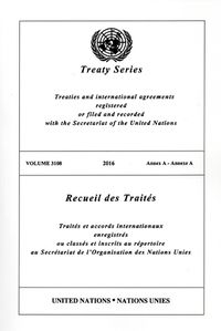 Cover image for Treaty Series 3108 (English/French Edition)