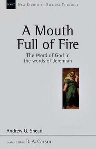 Cover image for A Mouth Full of Fire: The Word of God in the Words of Jeremiah