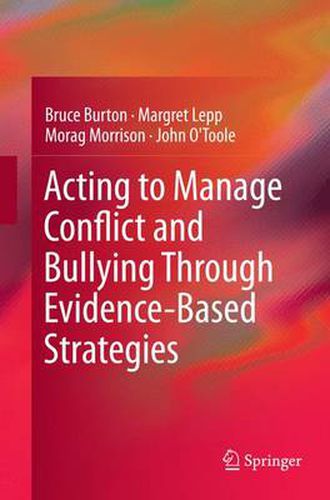 Cover image for Acting to Manage Conflict and Bullying Through Evidence-Based Strategies