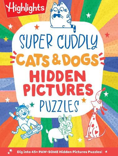 Cover image for Super Cuddly Cats and Dogs Hidden Pictures Puzzles