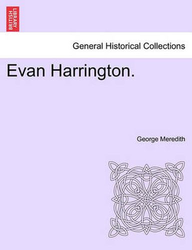 Cover image for Evan Harrington.