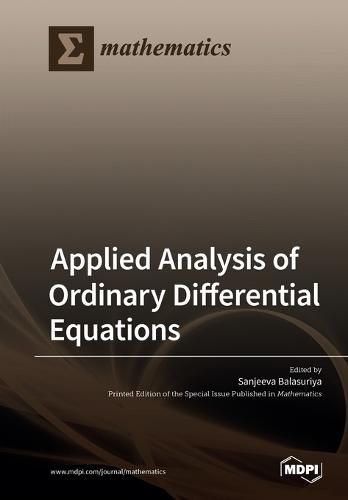 Cover image for Applied Analysis of Ordinary Differential Equations