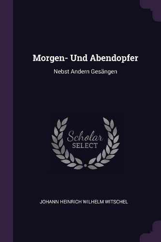 Cover image for Morgen- Und Abendopfer