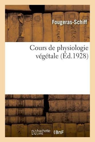 Cours de Physiologie Vegetale